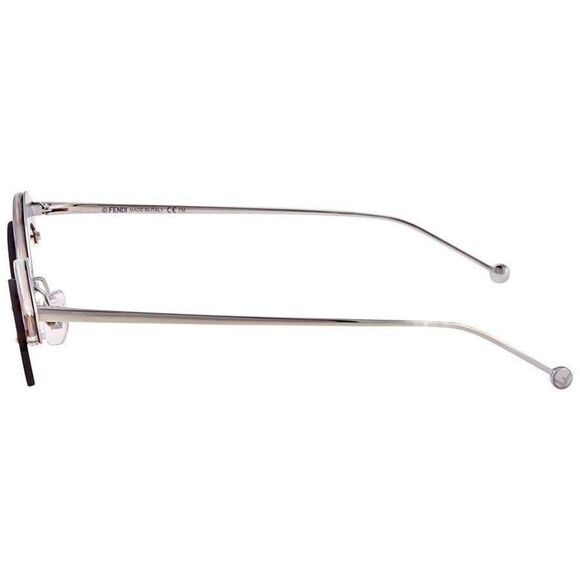 Fendi Orange Ff0370/S L7q Rim-less Butterfly Women Sunglasses - Picture 3 of 4